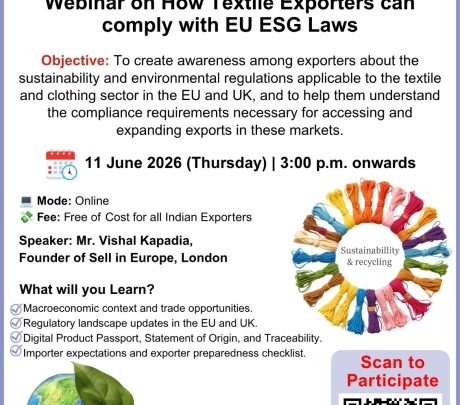 Webinar on How Textile Exporters can comply with EU ESG Laws